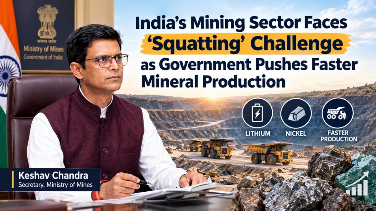 India’s Mining Sector Faces ‘Squatting’ Challenge as Government Pushes Faster Mineral Production11_11 PM