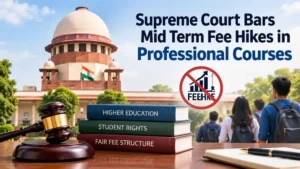 Supreme Court Bars Mid Term Fee Hikes in Professional Courses